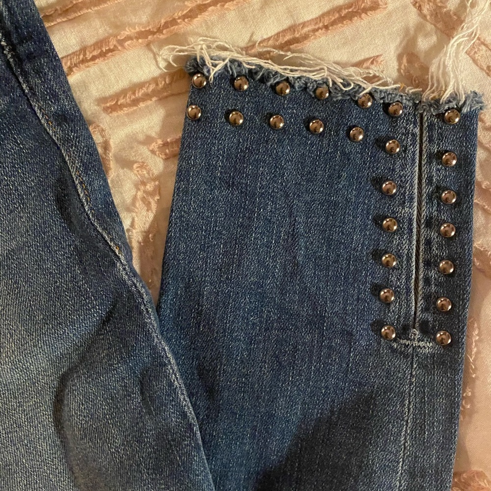 Frame Studded Le High Skinny